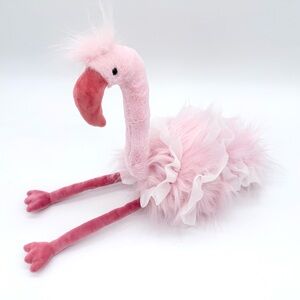 NWT Jellycat Flo Maflingo Pink Flamingo Stuffed Animal Toy RETIRED PRE-OWNED